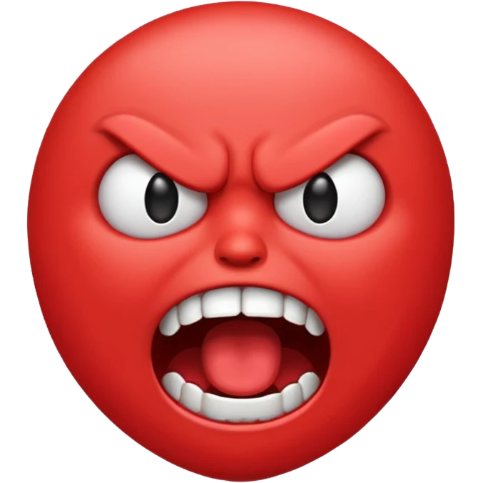 gum tsion emoji very not nice rude shouting ragebaiter emoji