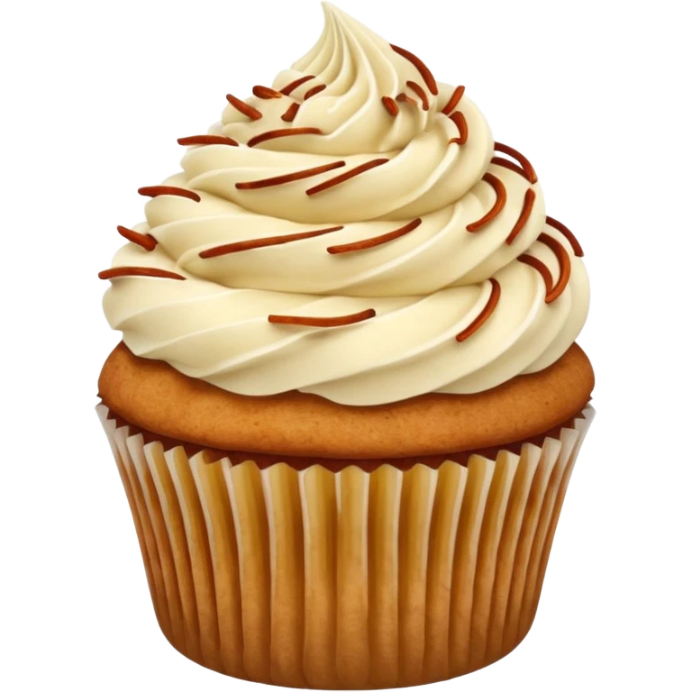 Apple cupcake emoji