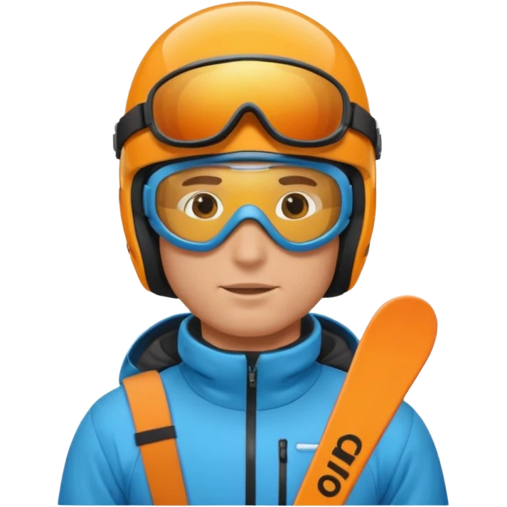 male Skier emoji