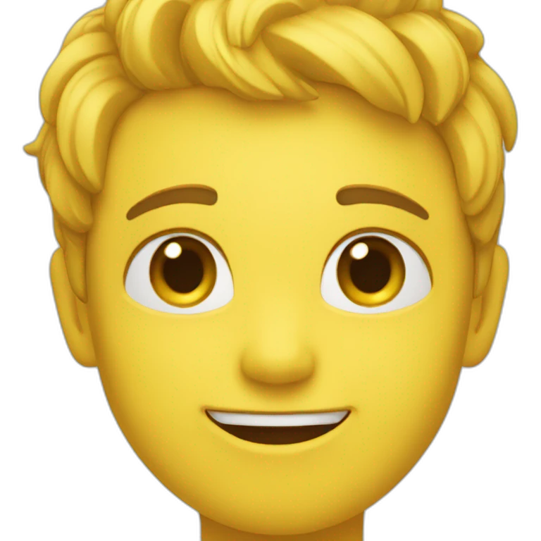 chat jaune souriant emoji