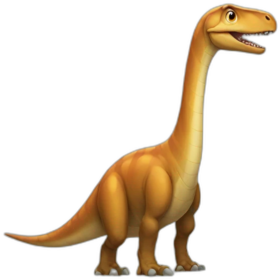 long neck dino emoji