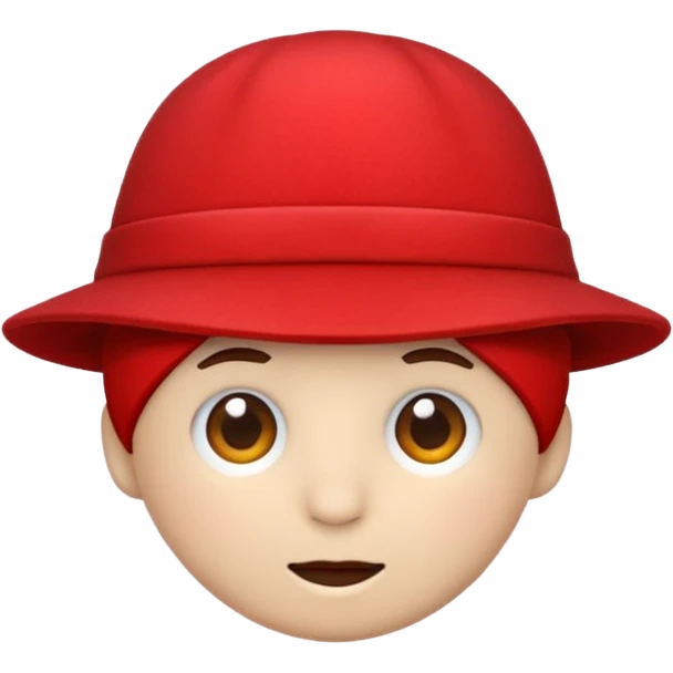 فقط کلاه به رنگ قرمز emoji