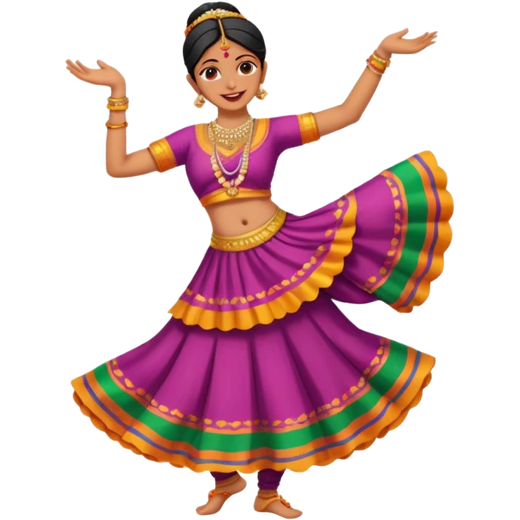 Índia dançando emoji