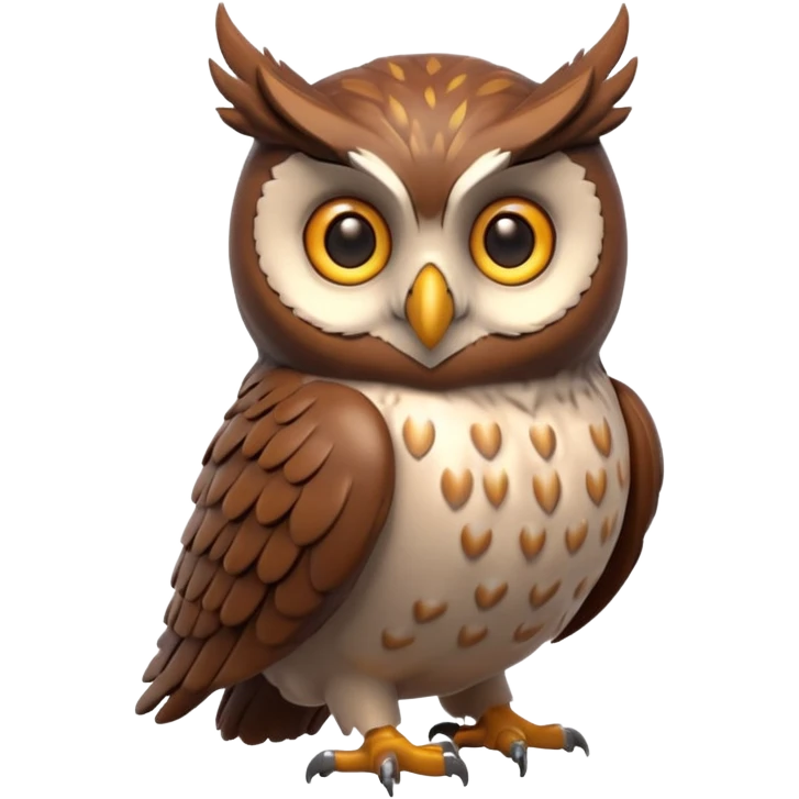 “3D emoji of a magical [🦉], Harry Potter style, Hogwarts magic, fantasy atmosphere, soft glow, cinematic lighting, high detail” emoji