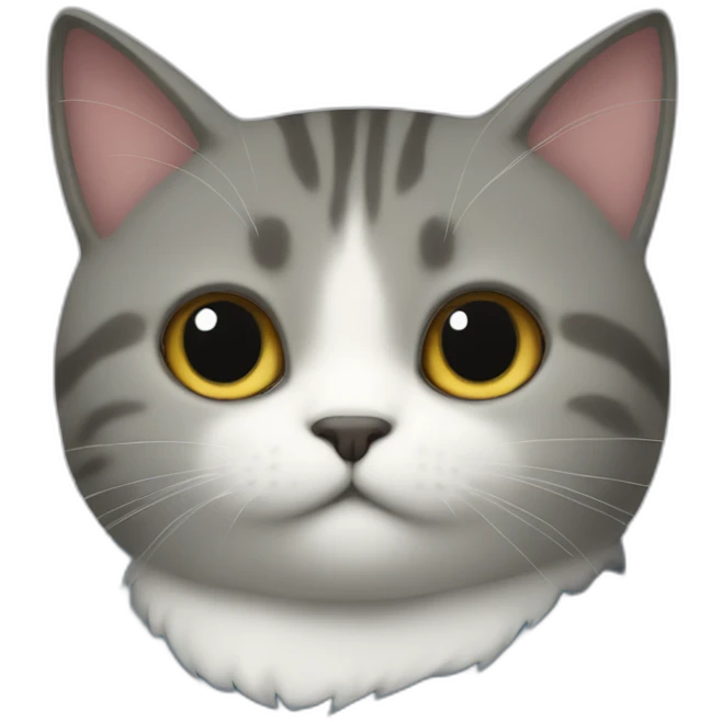 un chat avec un cape emoji