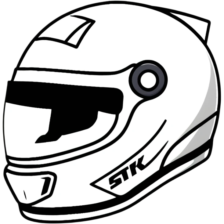 racing driver helmet emoji