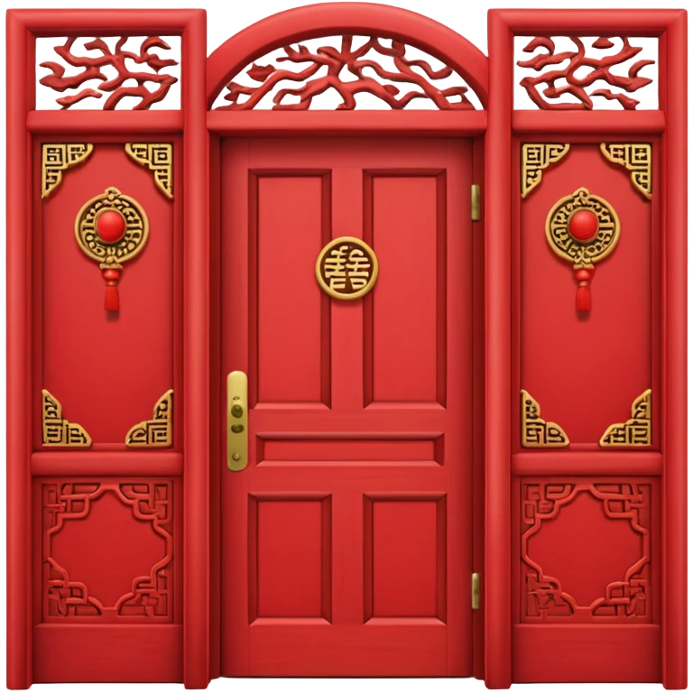 traditional Chinese door emoji