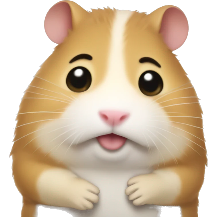 Emotional hamster emoji