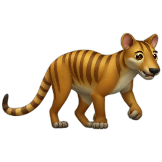 tasmanian tiger emoji