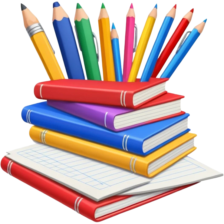 Material escolar emoji