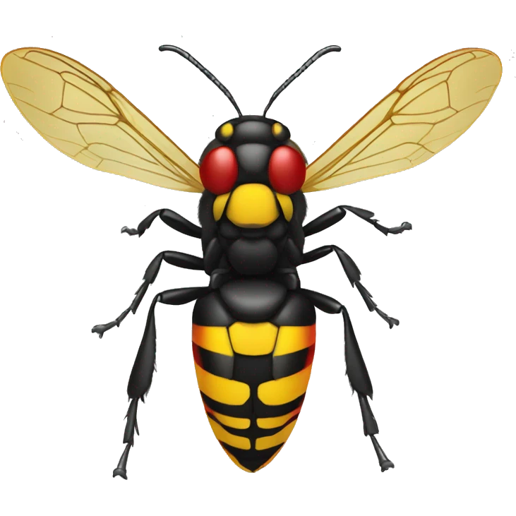 German black red yellow Wasp emoji