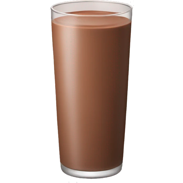 Chocolate milk emoji