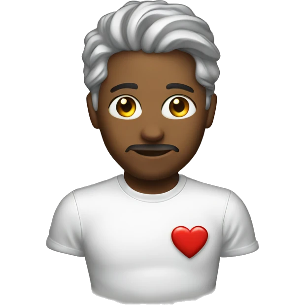 Chrome heart emoji