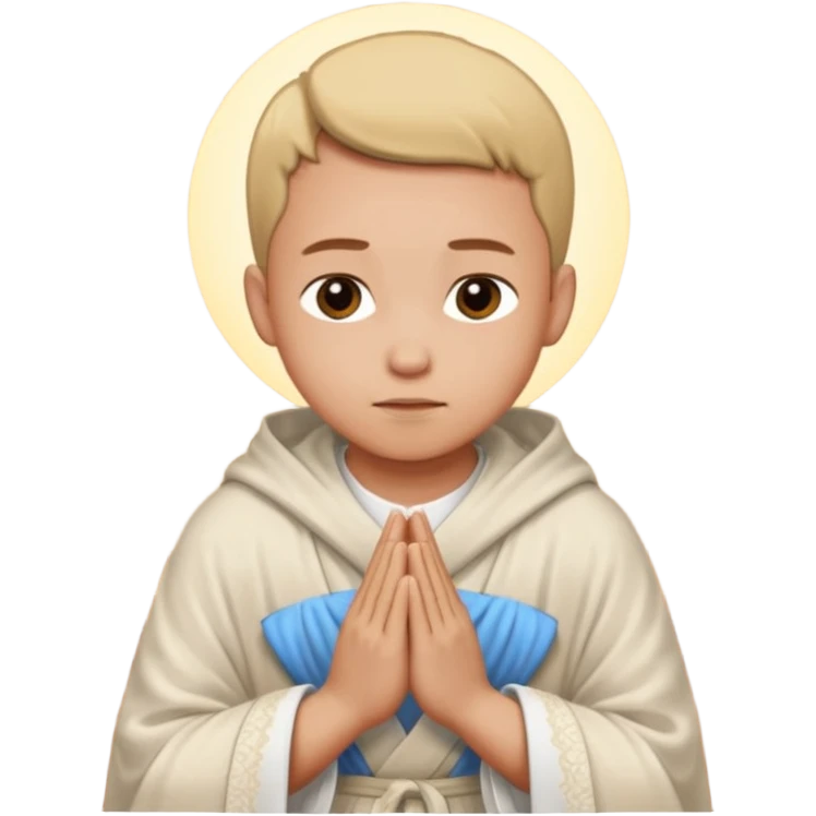 pray to the lord in the peace of our home emoji