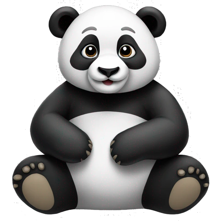 panda sitting emoji