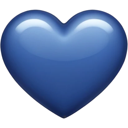 navy blue heart emoji