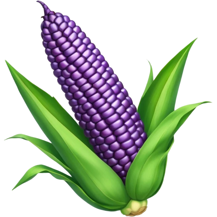 SINGLE PURPLE CORN emoji