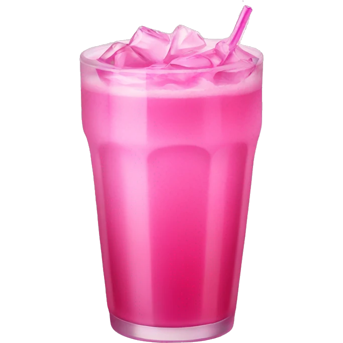 Pink drink emoji