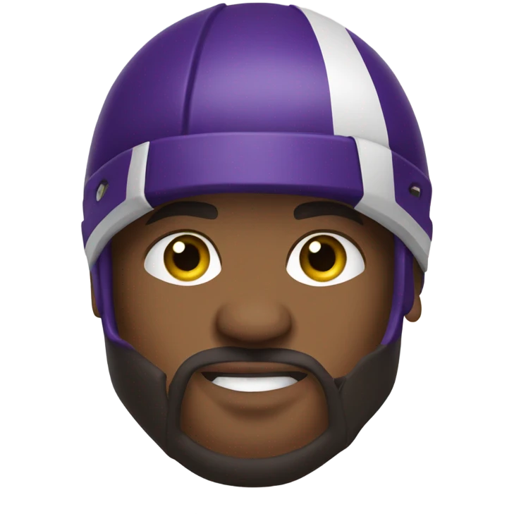 Vikings football player emoji