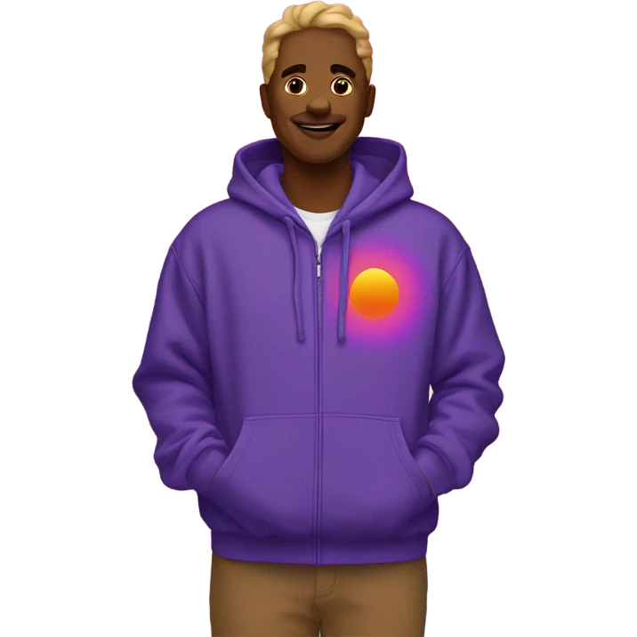 Sunset hoodie  emoji