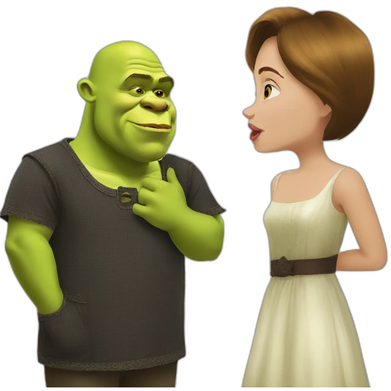shrek licks putin emoji