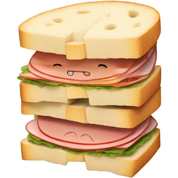 Idiot sandwich emoji