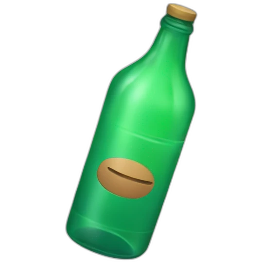 Bottle flip emoji