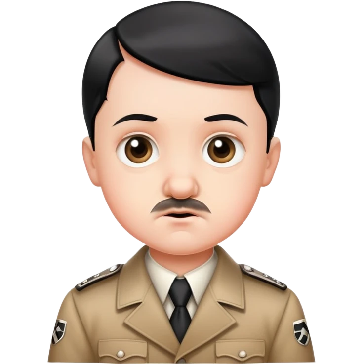 cute babyface Hitler emoji