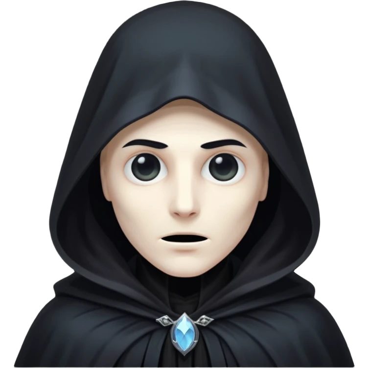 Shadowy Phantom with Cloak emoji