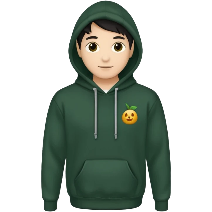 I like the third one that is plain and no person in it I just want a dark forest green plain on the front I want the hoodie no zippeer emoji