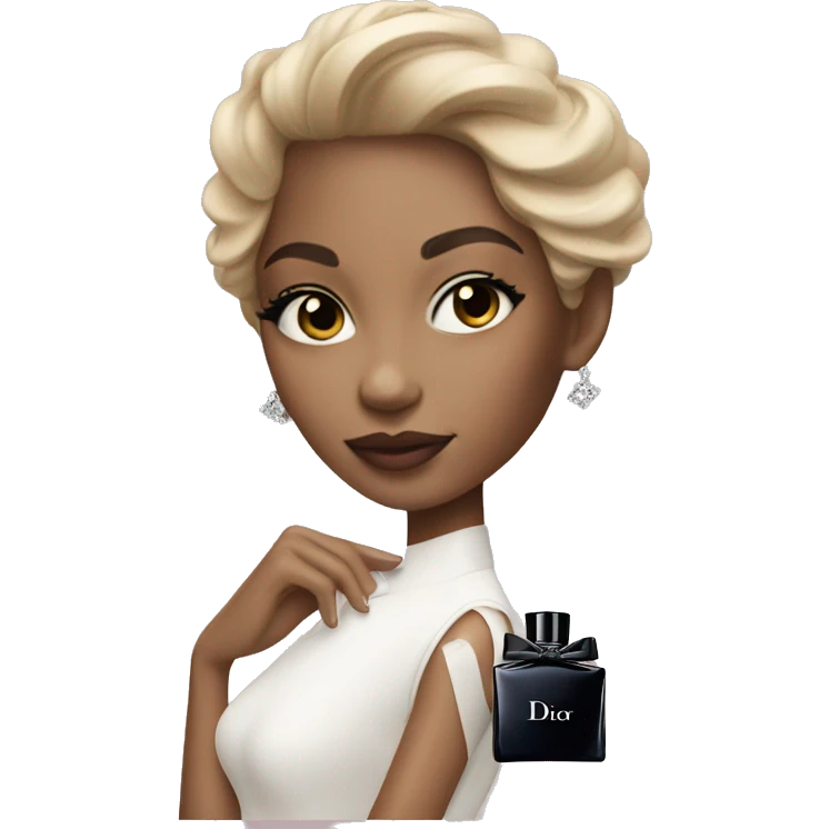 Girl with dior parfüme  emoji
