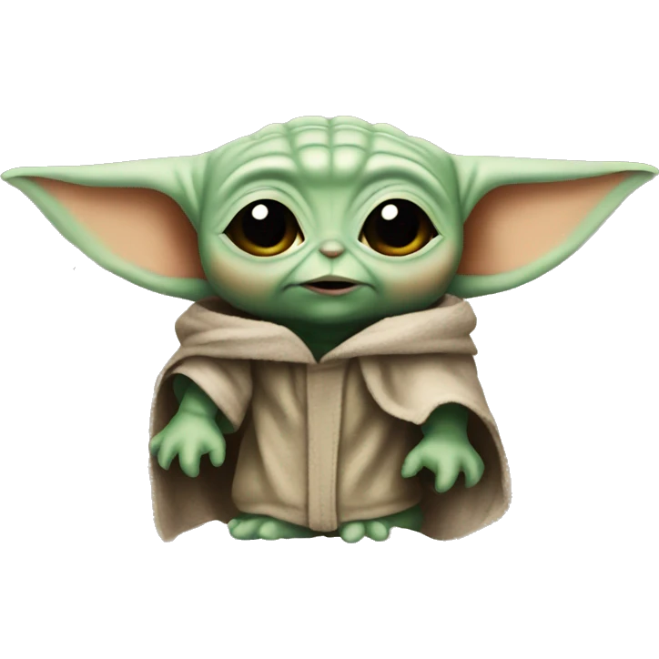 baby yoda looks like Batman emoji