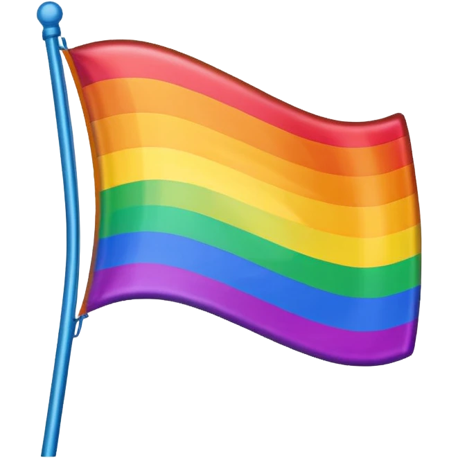 LGBTQ+ Flag cyberpunk emoji