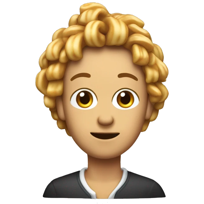 Poutie qui mahe une poutine  emoji