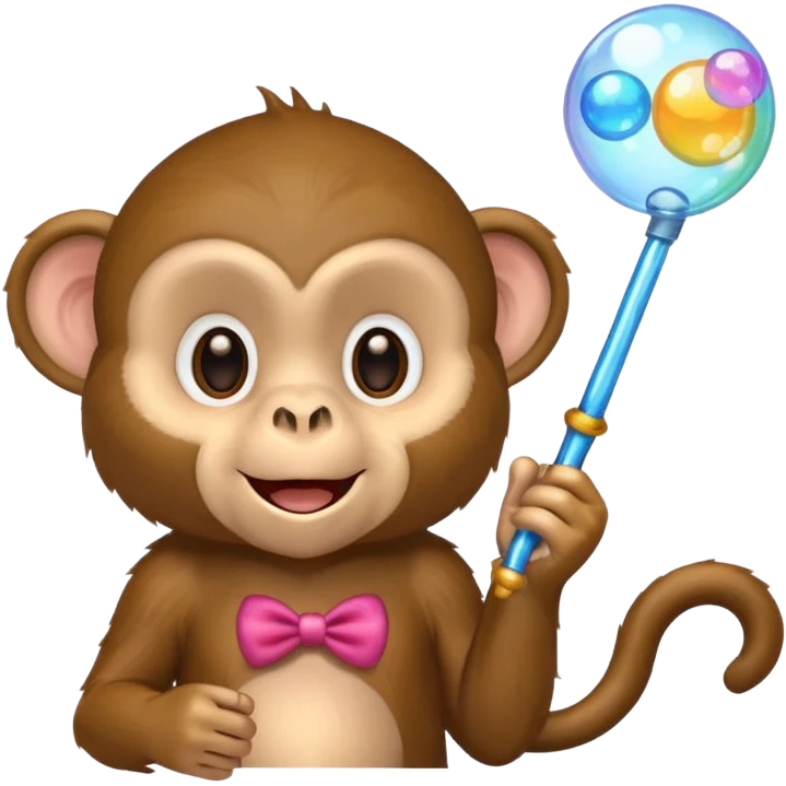 monkey blowing bubbles emoji