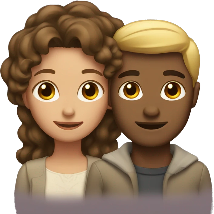Man and woman emoji