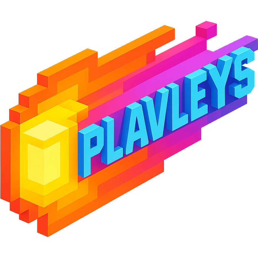 светящиеся комета с надписью "PLAVLEYS", no background emoji