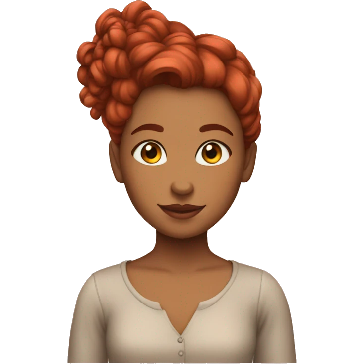 menina ruiva emoji