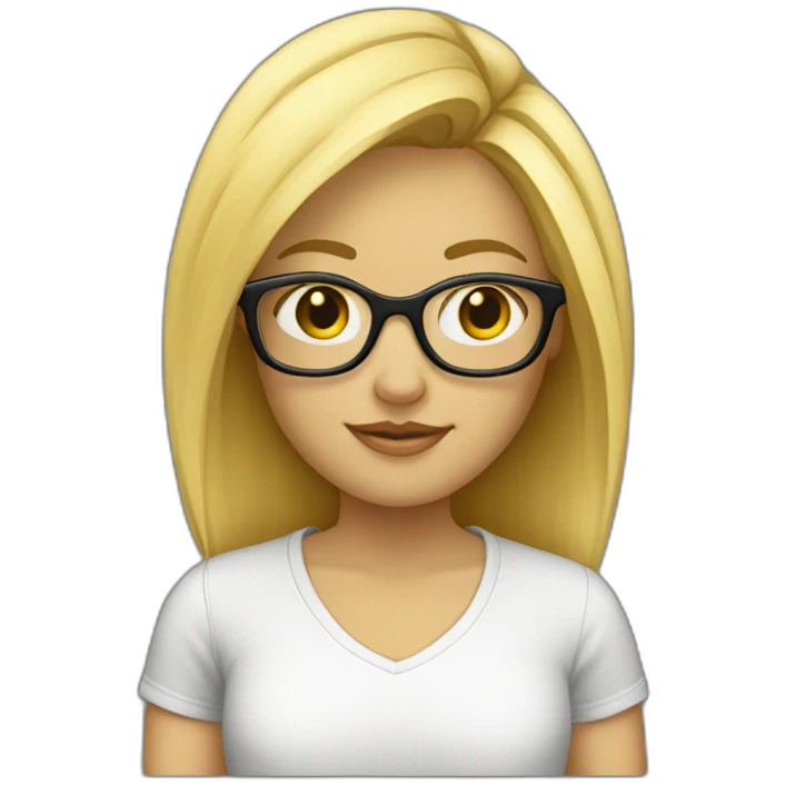 blonde-haired-girl-with-the-glases-What? emoji
