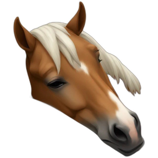 horse sleep emoji