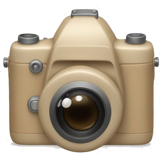 Camera beige emoji