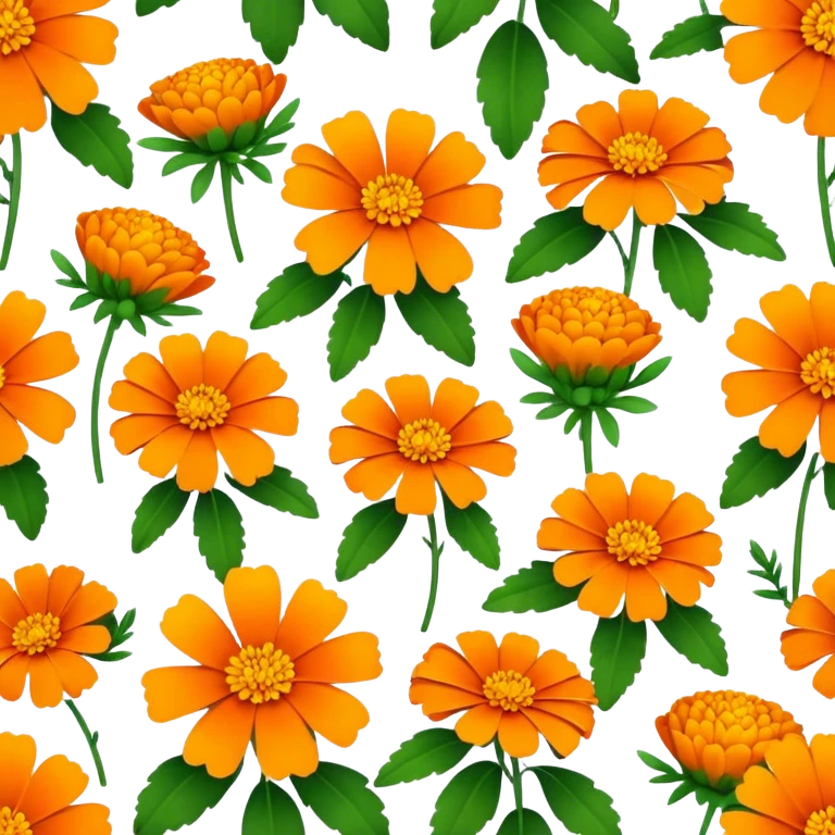 Marigold flowers emoji