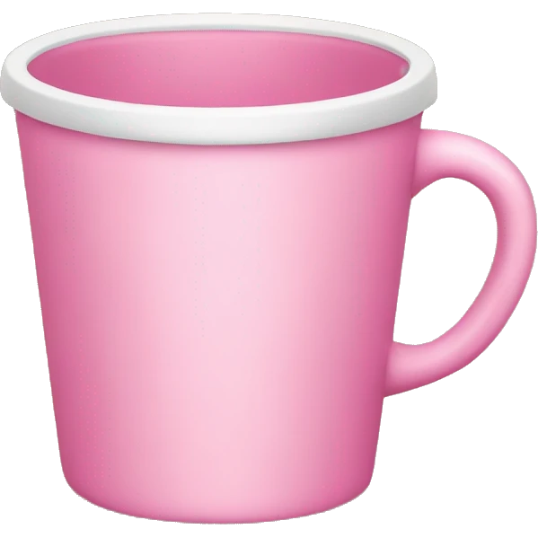 Pink cup emoji