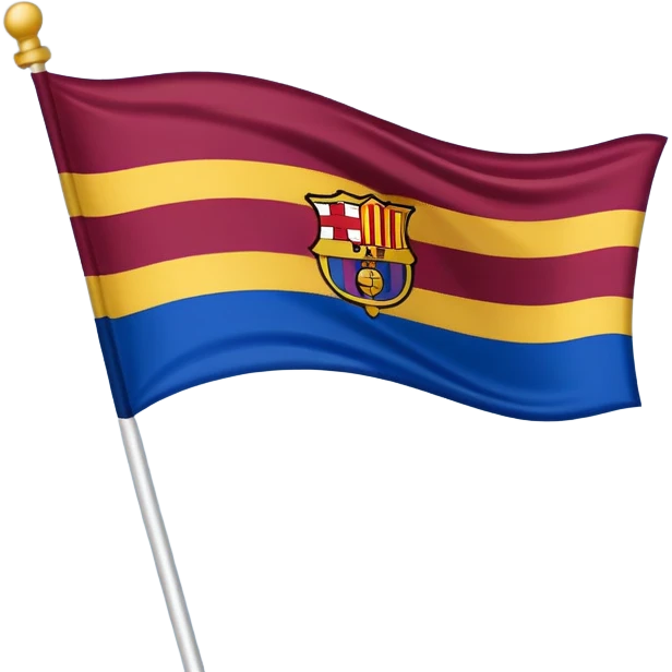 create a barca flag right now emoji