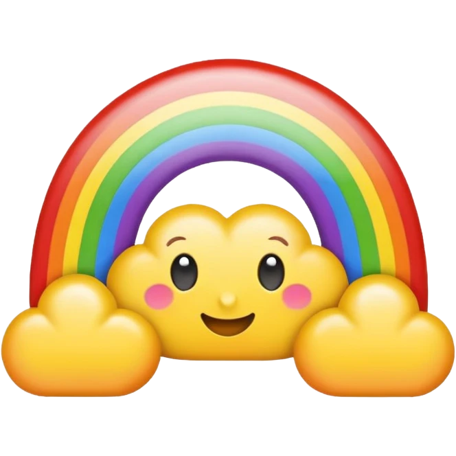 rainbow sweet  emoji