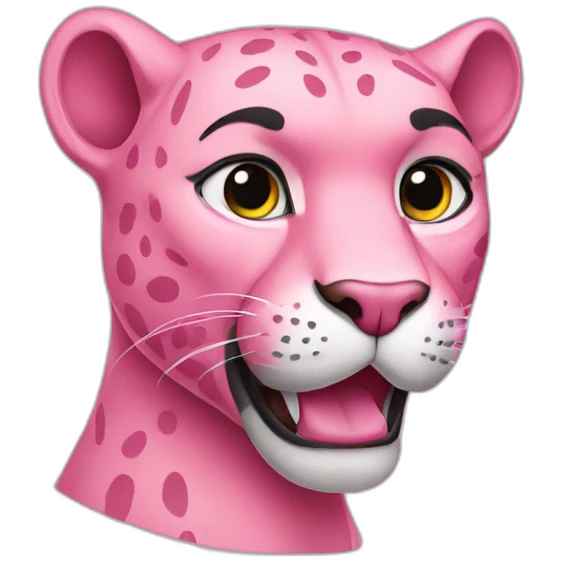 Pink panther emoji