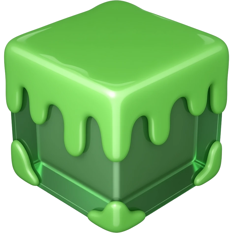 Minecraft slime block emoji
