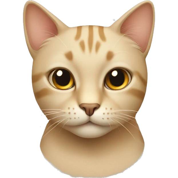 Beige cat  emoji