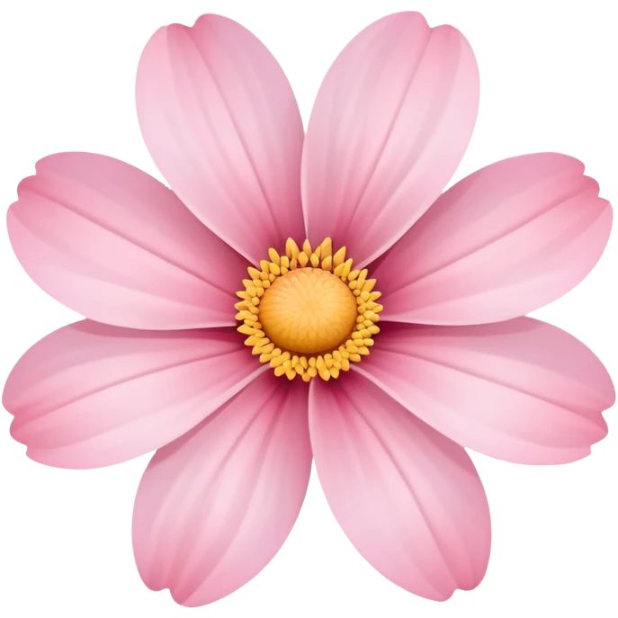 Pastel pink flower emoji