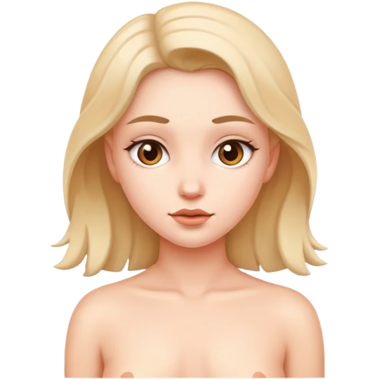 голая девушка emoji